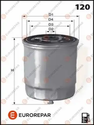 Eurorepar 1643629980 Yakıt Filtresi Land Roverrange Rover Defender Discovery II 2 5 Td5 98 16