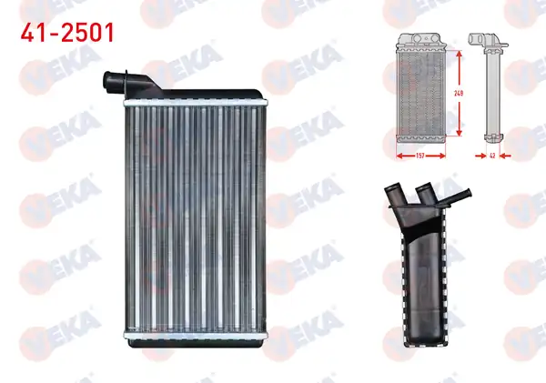 VEKA 41-2501 | Kalorifer Radyatörü Mekanik Lada Vega 2110 1 5 1990 1999