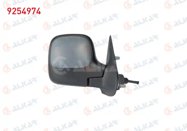 ALKAR 9254974 | Dış Dikiz Aynası Sağ Mekanik Isıtmalı Astarlı Citroen Berlingo 1996 2011 Peugeot Partner 1996 2015