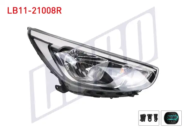 LABO LB11-21008R | Far Sağ Elektrikli Motorlu Hyundai Accent Blue 2015 2019