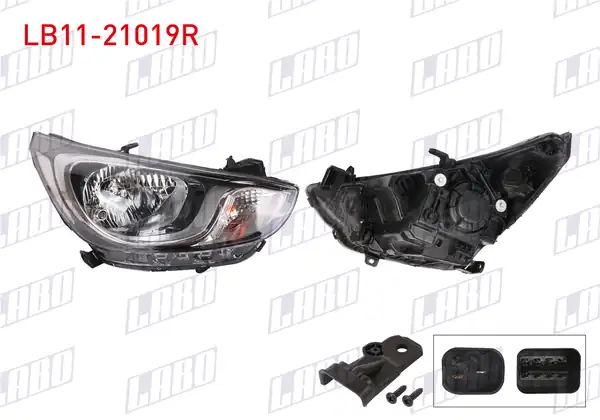 LABO LB11-21019R | Far Sağ Elektrikli Motorlu Hyundai Accent Blue 11 14