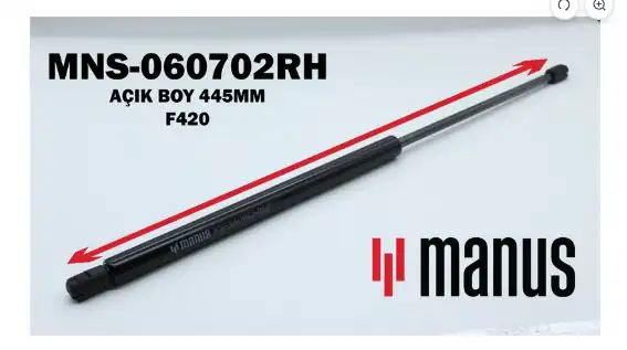 MANUS 060702RH | Bagaj Amortisörü Citroen C3 02 09 Sağ Sol 2 Adet