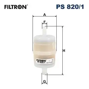 FILTRON PS 820/1 | Yakıt Filtresi W221 W216 W639 W220 W210 Bm 99-