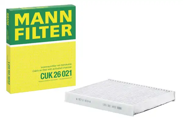 MANN CUK26021 | Seat İbiza 1.0 EcoTSI Benzinli Karbonlu Polen Filtresi (VW Polo / Audi A1 / Skoda Kamiq-Scala)
