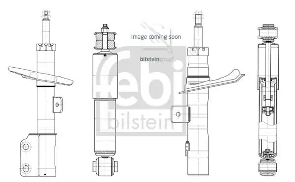 FEBI BILSTEIN 1002828 | Arka Amortisör Gazlı Sağ / Sol Berlingo III Partner Tepee 1,6I / 1.6 HDI 04 / 08 >
