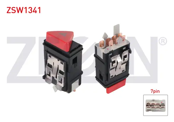 ZEGEN ZSW1341 | Flaşör Anahtarı 7 Pin Volkswagen Polo 1995 2001 Transporter IV 1990 2003