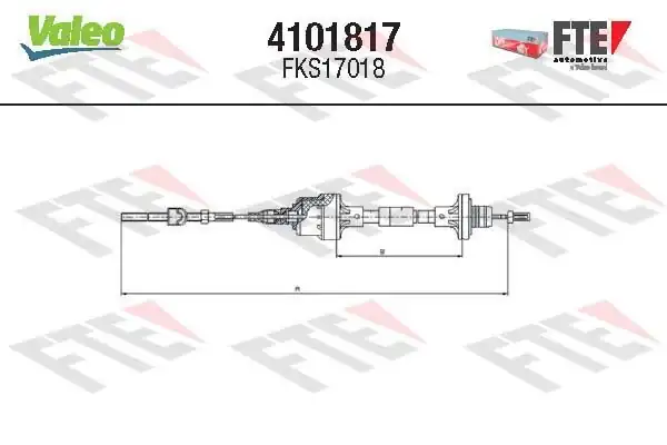FTE 4101817 | Debriyaj Teli Opel Astra F 95