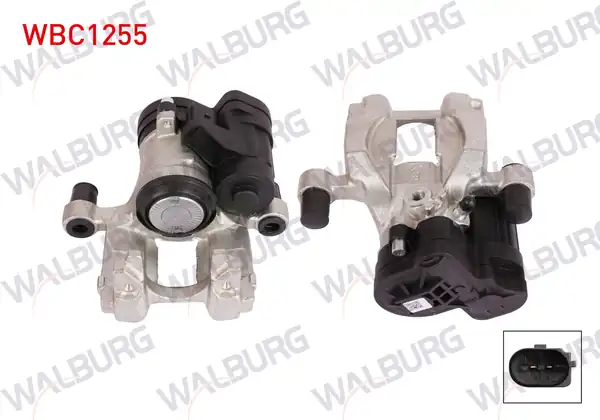 WALBURG WBC1255 | Fren Kaliper Elektronik Sağ Arka Piston 42mm Disk 300mm Skoda 1 Adet