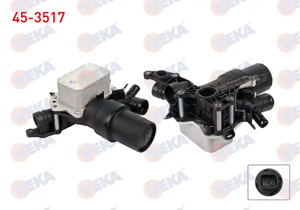 VEKA 45-3517 | Yağ Soğutucusu Komple Renault Clio V