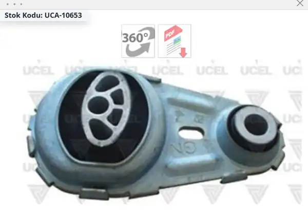 ÜÇEL 10653 | Motor Takozu Alt Renault Fluence Megane III Scenic III 1 5 dCi 6 Vites