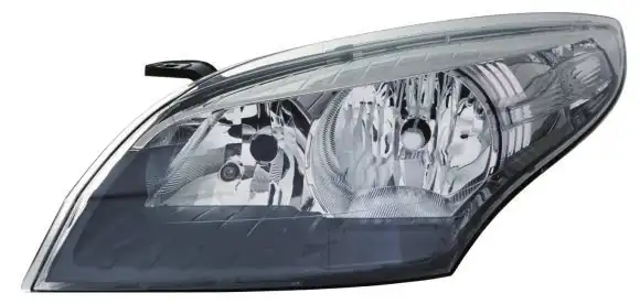 DEPO 551-1178RMLEMN1 | Ön Far Sağ Üst Beyaz Alt Siyah Renault Megane III 2008-