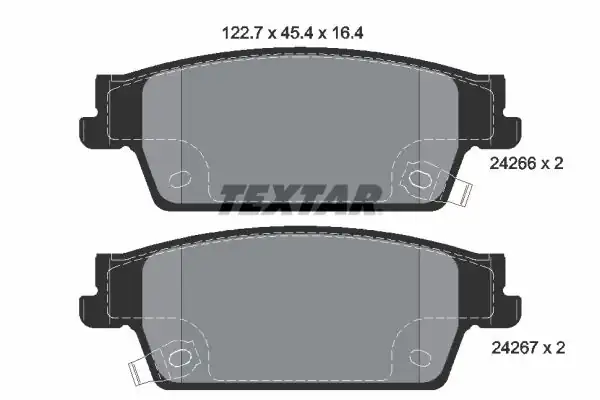 TEXTAR 2426601 | Fren Balatası Cadillac