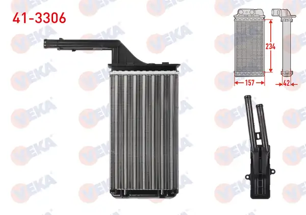 VEKA 41-3306 | Kalorifer Radyatörü Mekanik Peugeot 106 İ 1a 1c 1 4 1991 1996