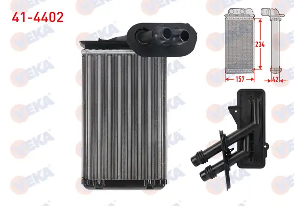 VEKA 41-4402 | Kalorifer Radyatörü Mekanik Volkswagen Golf IV 1j1 1 6i 1997 2005