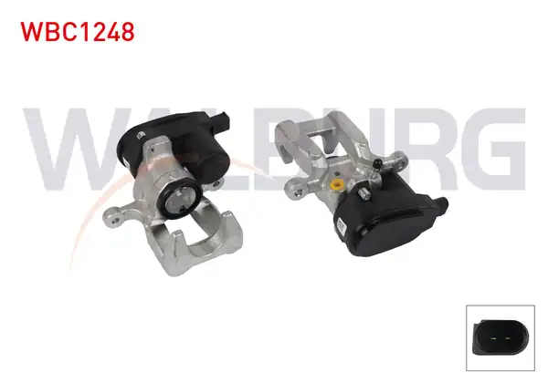 WALBURG WBC1248 | Fren Kaliper Elektronik Sol Arka Piston 38mm Disk 302mm Hyundai Tucson 2018 Kia Sportage 2016 1 Adet