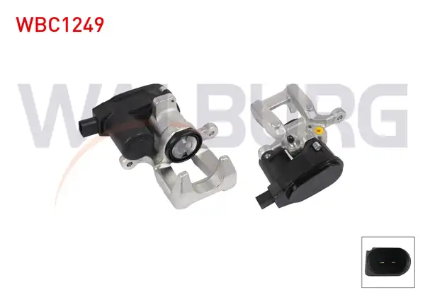 WALBURG WBC1249 | Fren Kaliper Elektronik Sağ Arka Piston 38mm Disk 302mm Hyundai Tucson 2018 Kia Sportage 2016 1 Adet
