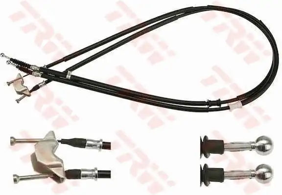 TRW GCH2517 | El Fren Teli Komple Opel Astra H 04 Diskli Fren Uzunluk 1644mm Arka