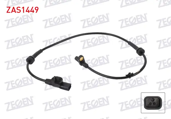 ZEGEN ZAS1449 | ABS Sensörü Arka Sağ Nissan Qashqai II 13 Renault Kadjar 15 22