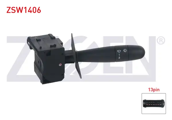 ZEGEN ZSW1406 | Silecek Kumanda Kolu 13 Pin Renault Kangoo Clio II Symbol Megane İ 1998 2008