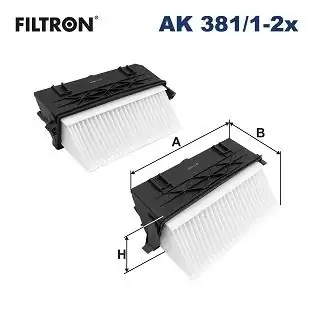 FILTRON AK38112X | Hava Filtre Takımı Mercedes Om642 W204 S204 C218 X218 W212 C207 A207 W463 W166 C 6 Adet