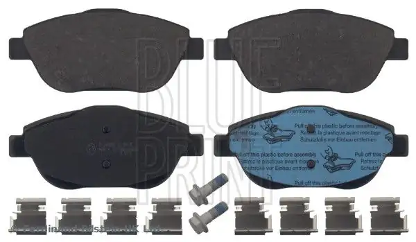 BLUEPRINT ADP154208 | Fren Balatası Ön (136mm) C3 1.6Dt Hb HDI Fap 09 -