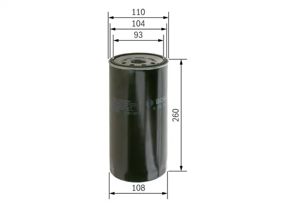 Bosch 0451403001 Yağ Filtresi Agir Vasita Iveco