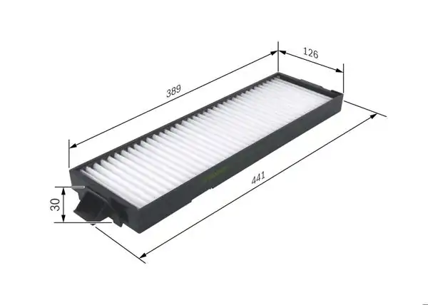 BOSCH 1987432096 | Kabin Filtresi (Saab)