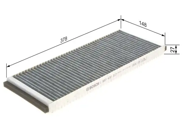 BOSCH 1987432317 | Filtre Kabın Volkswagen Passat Audi A4-80