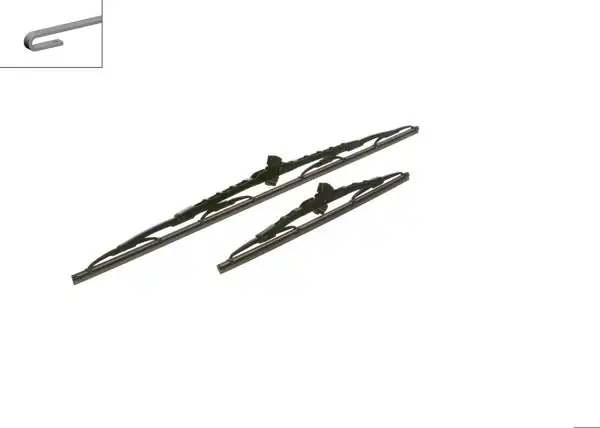 BOSCH 3397010270 | Silecek Süpürgesı Ön Takım Twin Silecek Seti-[ 600 / 340 mm ]