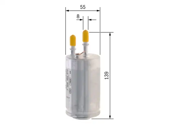 Bosch F026403014 Benzin Filtresi Volvo S60 II S80 II V60 İ V70 III Xc60 Xc70 II V40 07 18
