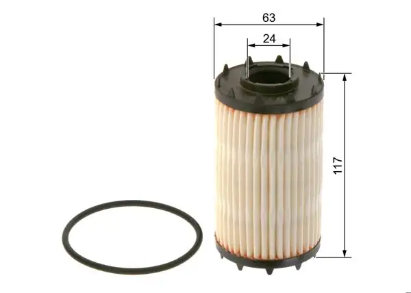 BOSCH F026407274 | Yağ Filtresi VW Touareg 18- Audi A4 A5 A6 A7 A8 Q5 Q7 Q8