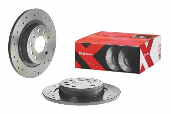 BREMBO 08.9511.1X | Fren Diski Arka Xtra Chevrolet | 2 Adet