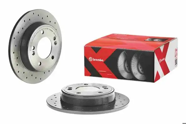BREMBO 08.C172.2X | Fren Diski Arka Xtra Hyundai | 2 Adet