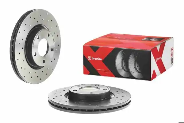 BREMBO 09.9468.2X | Fren Diski Ön Xtra Mazda | 2 Adet