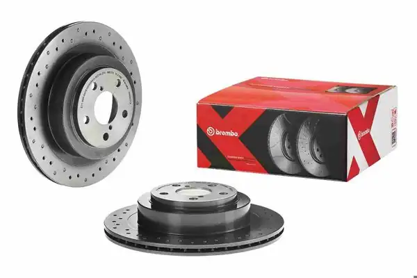 BREMBO 09.B041.1X | Fren Diski Arka Xtra Subaru | 2 Adet