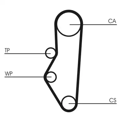 Continental Ctam Ct525 Triger Kayışı Peugeot 205 305 309 405 Citroen Bx 113x170 82