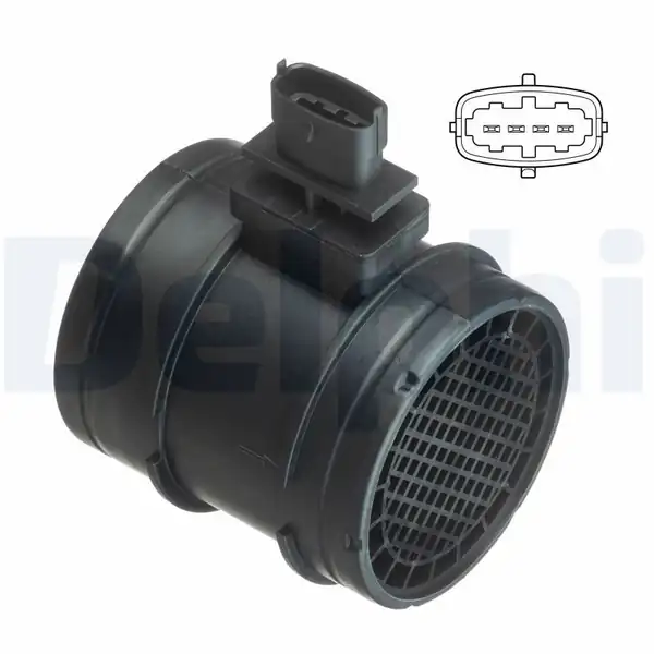 DELPHI AF10402-12B1 | Maf Sensörü Alfa Romeo Citroen Fiat Iveco Peugeot Saab 159 166 Brera Spıder Re