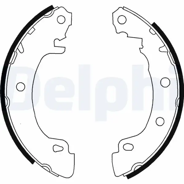 DELPHI LS1724 | Kampana Balata Renault Megane İ 96 03 203x38