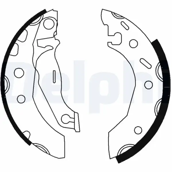 DELPHI LS1728 | Arka Kampana Balata Geniş Ford Escort V VI 90 98 Fiesta IV 95 02 Ka Puma Mazda 121 III