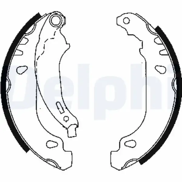 DELPHI LS1844 | Pabuç Balata 98-03 Clio-Symbol-Palio