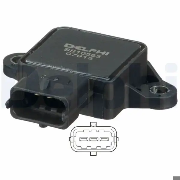 DELPHI SS10563-12B1 | Gaz Kelebek Sensörü Opel Astra G/Vectra B X12XE-X25XE, Hyundai Accent/Coupe/Elantra