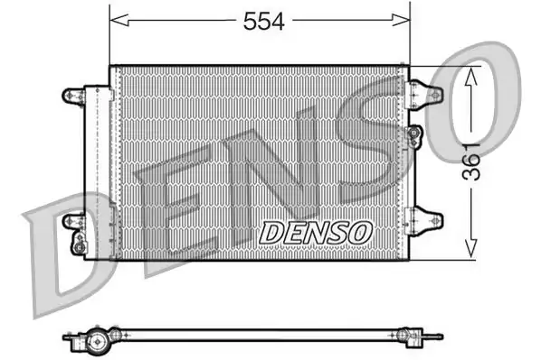 Denso Dcn32015 Klima Radyatörü VW Sharan Seat Alhambra Ford Galaxy 96