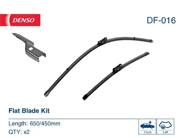 DENSO DF-016 | Silecek Süpürgesi Ön Takım VW Golf 7 / Audi A3 / Passat 650x450