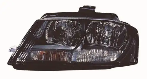 DEPO 446-1125RMLDEM2 | Ön Far Sağ Motorlu Siyah Audi A3 / A3 Sportback 2009-