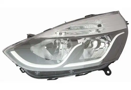 Depo 551 1197lmldem5 Ön Far Sol Renault Clio IV HB 2012 Motorlu Krom 16