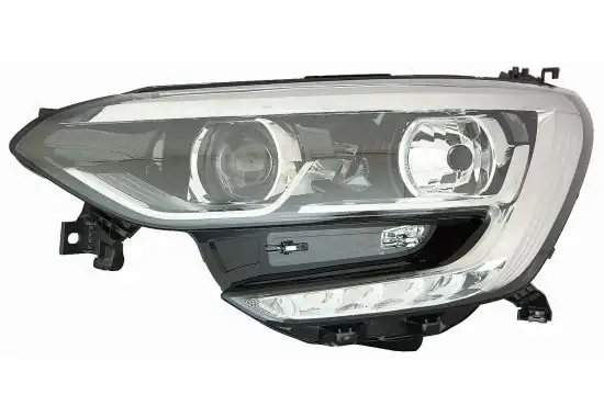 DEPO 551-11AEL-LEMN1 | Ön Far Sol Renault Megane IV 2016-Joy Paket Alt Sırası Ledlı