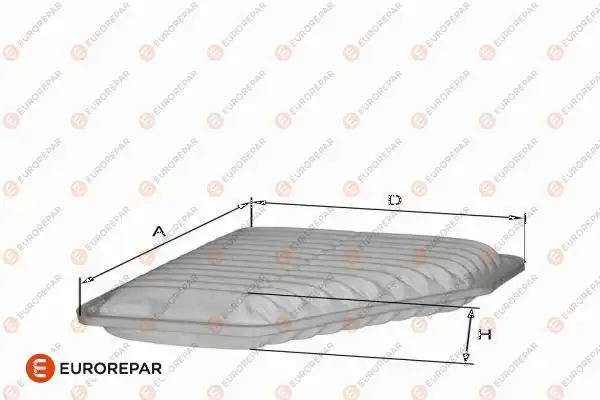 EUROREPAR 1682264480 | Hava Filtresi Toyota Rav 4 III 2.0VVTi 06-