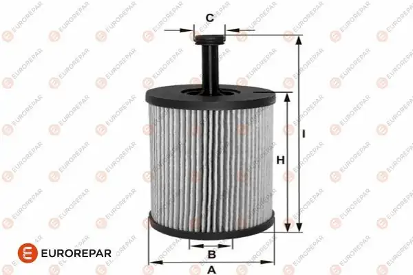 EUROREPAR 1682275280 | Yağ Filtresi VW Golf V Plus Touran Caddy T5 Polo Audi A2 1.4-1.9-2.5 TDI 04-
