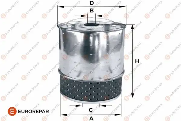 EUROREPAR 1682285180 | Yağ Filtresi Mercedes 190D W124/201 M601-603 83-85