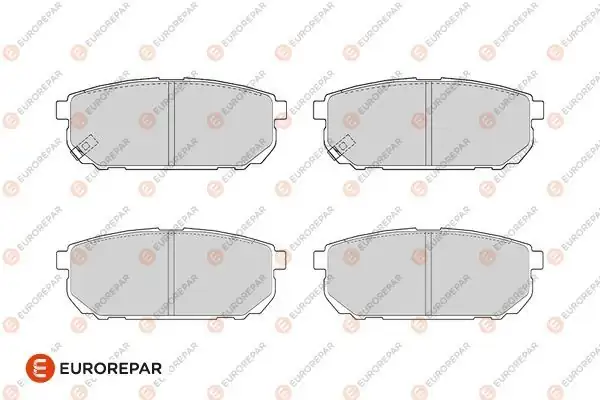 EUROREPAR 1686263880 | Fren Balatası Arka Sorento I 02- (118mm)